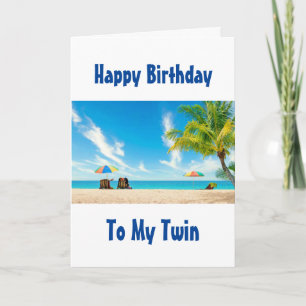FELIZ CUMPLEAÑOS ESTILO PLAYA A MI TARJETA DE "GEM