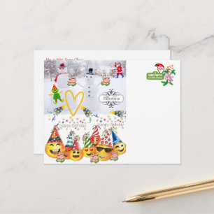 Feliz Cumpleaños Feliz Navidad Tarjetas Postales