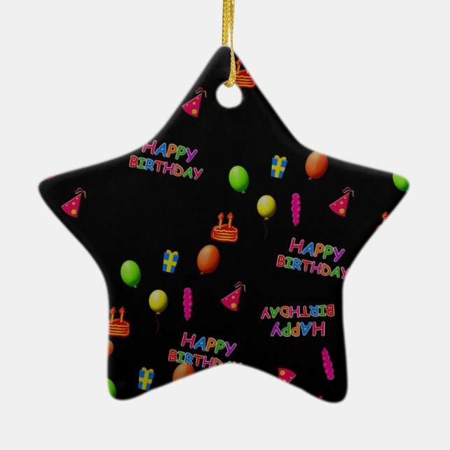 Feliz cumpleaños Fiesta Decoración Globos Gorra Pa (Atrás)