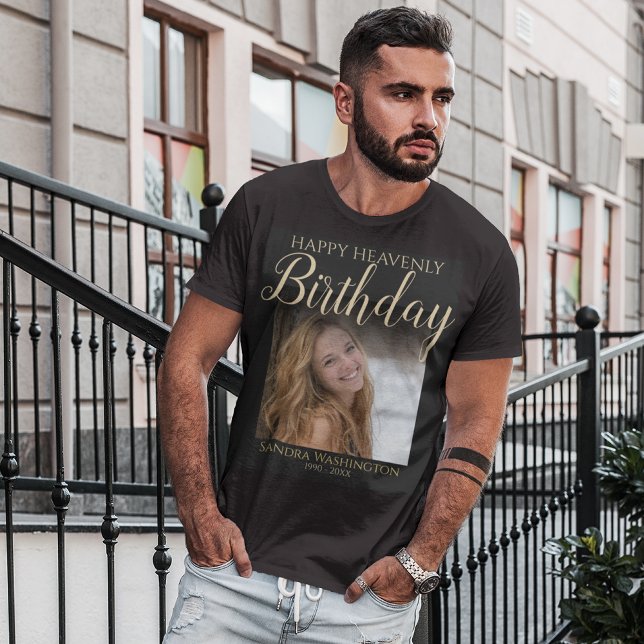 Feliz cumpleaños, foto conmemorativa camiseta (Subido por el creador)