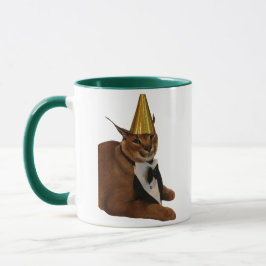 Feliz Cumpleaños Funny Big Floppa Gato Meme Taza D