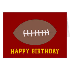 Feliz cumpleaños, fútbol americano/rugby