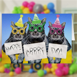 Feliz Cumpleaños Gatito Trio