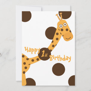Feliz cumpleaños Giraffe
