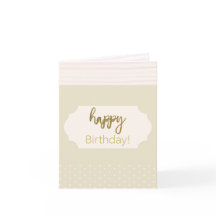 Feliz Cumpleaños Glitter Dorado Nombre Personaliza