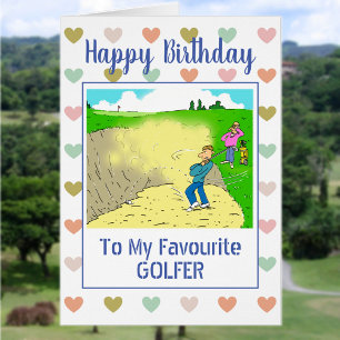 Feliz cumpleaños Golfer