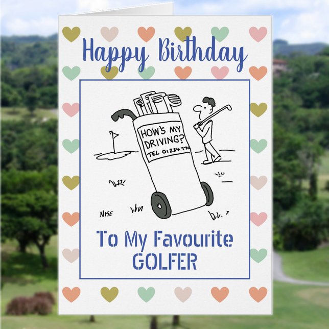 Feliz cumpleaños Golfer (Subido por el creador)