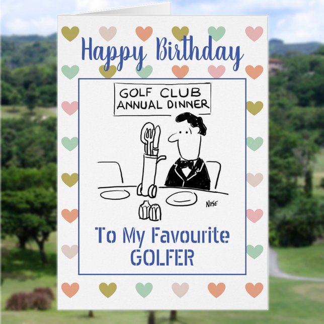 Feliz cumpleaños Golfer (Subido por el creador)