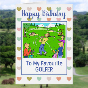 Feliz cumpleaños Golfer