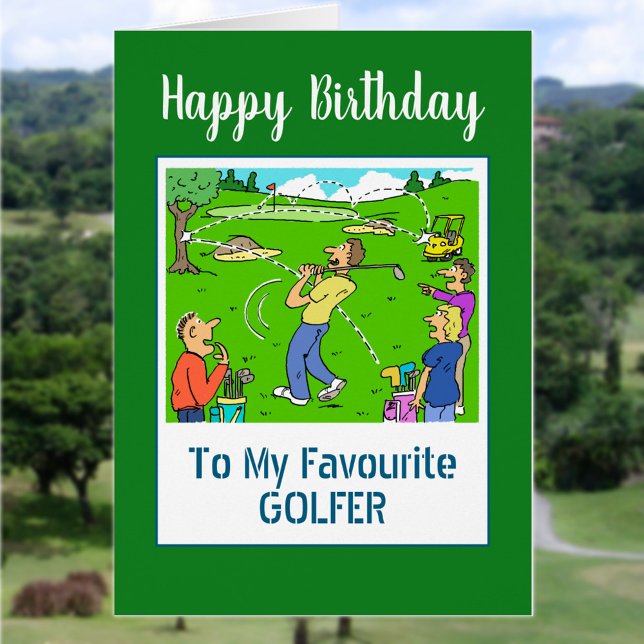 Feliz cumpleaños Golfer (Subido por el creador)