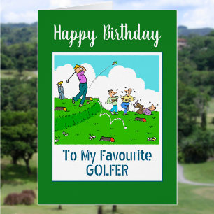 Feliz cumpleaños Golfer