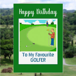 Feliz cumpleaños Golfer