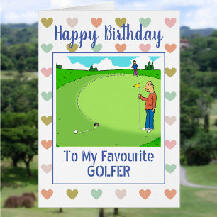 Feliz cumpleaños Golfer