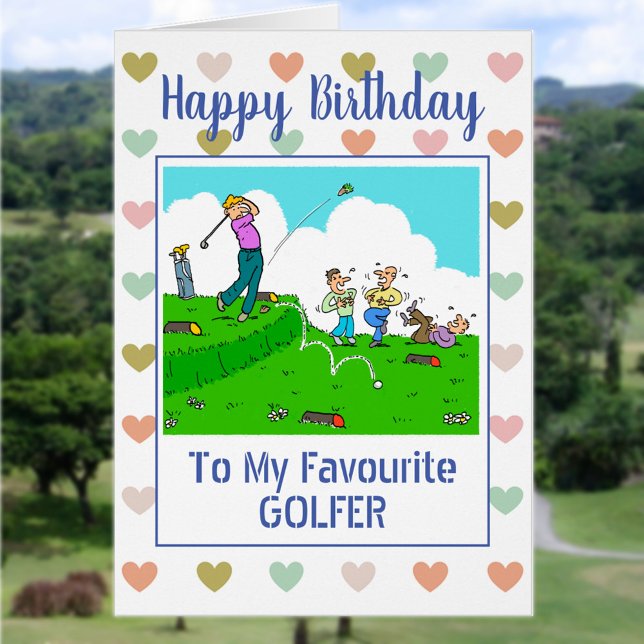 Feliz cumpleaños Golfer (Subido por el creador)