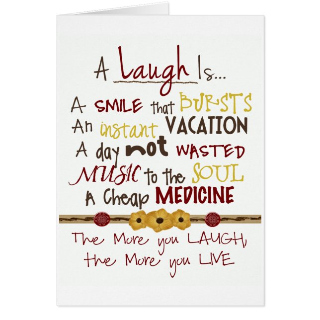 ¡FELIZ CUMPLEAÑOS/GRACIAS POR HACERME REÍR! (Frente)