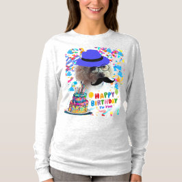 Feliz Cumpleaños Haz una camiseta de Wish Poodle