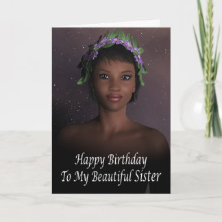 Feliz cumpleaños, hermana Pagan, tarjeta de saludo