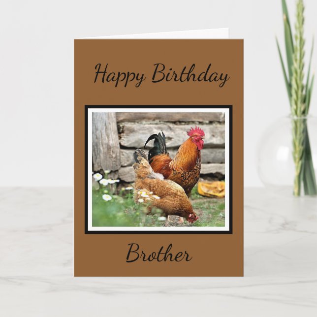 Feliz Cumpleaños Hermano/Dentro de la Tarjeta de F (Anverso)