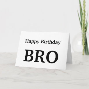 Feliz cumpleaños, hermano, tarjeta de felicitación