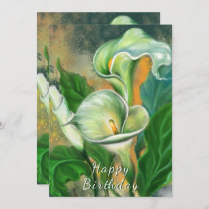 Feliz cumpleaños - Hermosa flor de Calla Lily