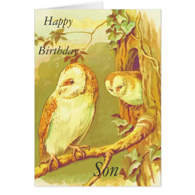 Feliz cumpleaños hijo (Frente)