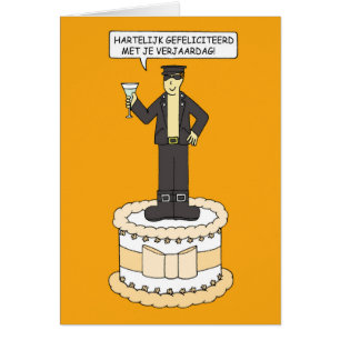 Feliz cumpleaños holandés, hombre del dibujo