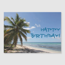Feliz cumpleaños Isla Saona Caribe Paradise Beach