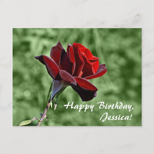 ¡Feliz cumpleaños, Jessica! Tarjeta postal (Anverso)