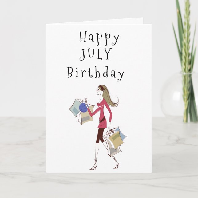 FELIZ CUMPLEAÑOS ***JULIO*** PARA TARJETA DE **ELL (Anverso)