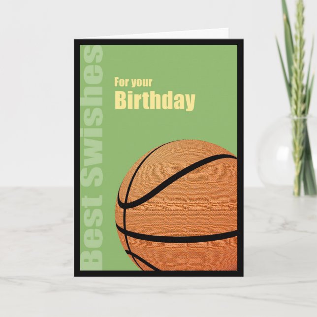 Feliz cumpleaños, la mejor tarjeta del baloncesto (Anverso)
