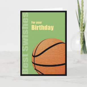 Feliz cumpleaños, la mejor tarjeta del baloncesto