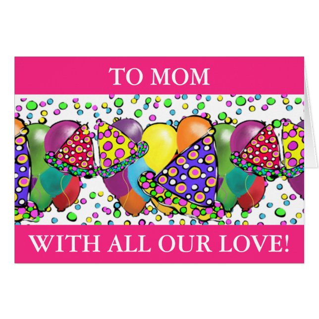 FELIZ CUMPLEAÑOS MAMÁ (Anverso (Horizontal))