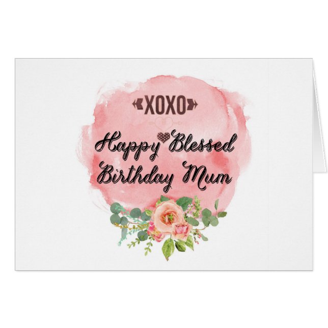 Feliz cumpleaños, Mamá (Anverso (Horizontal))