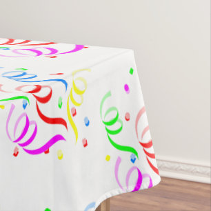 Feliz cumpleaños, mantel confetti