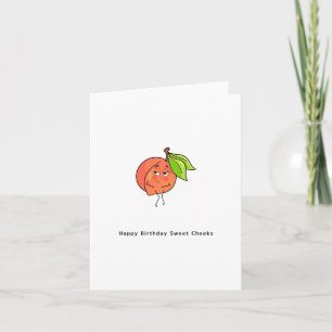 Feliz Cumpleaños Mejillas Dulces, tarjeta de cumpl