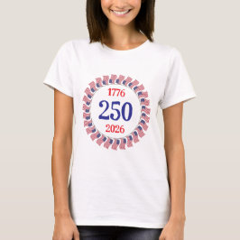 ¡Feliz cumpleaños número 250 América! Camiseta de 