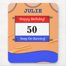 Feliz cumpleaños número 50 Alfombrilla de ratón pa