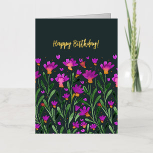 Feliz cumpleaños, olvídate de mí, no de las flores