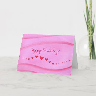 Feliz cumpleaños, onda de las tarjetas de