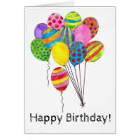 Feliz cumpleaños, pandillas de globos
