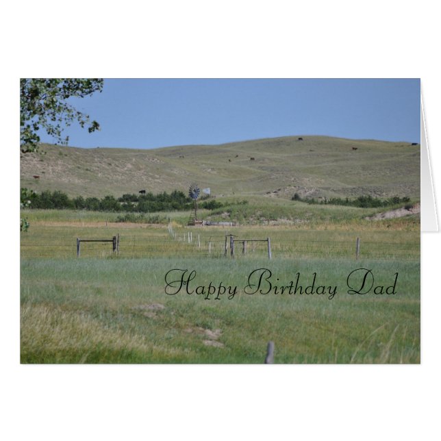 Feliz cumpleaños papá (Anverso (Horizontal))