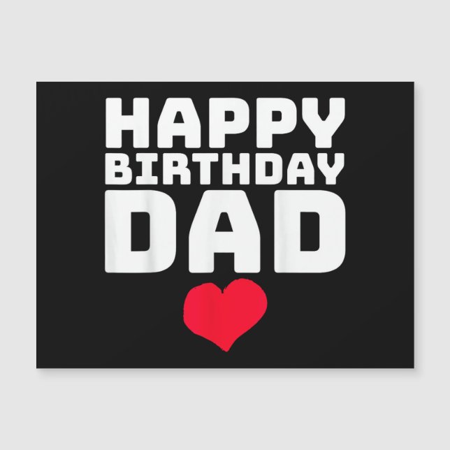 Feliz Cumpleaños Papá (Anverso)