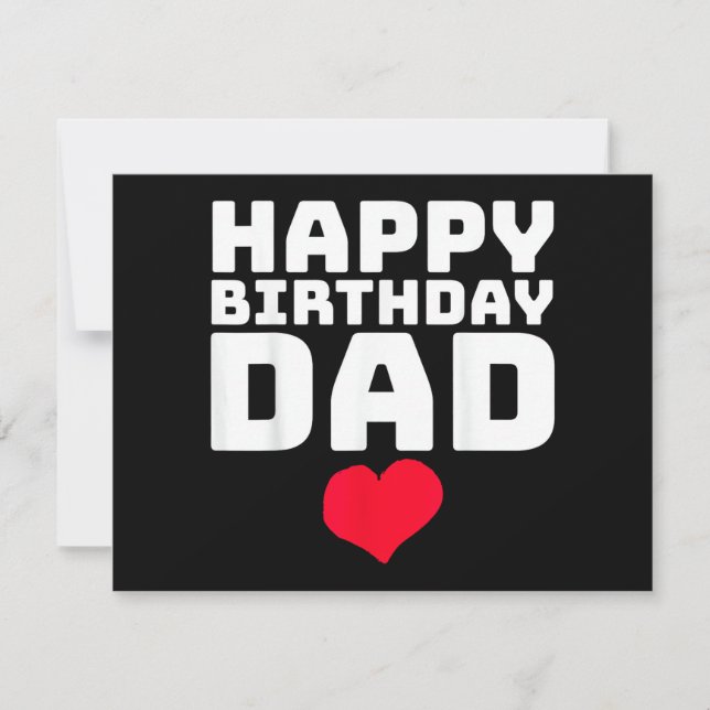 Feliz Cumpleaños Papá (Anverso)