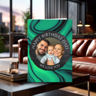 Feliz cumpleaños papá   plantilla con foto