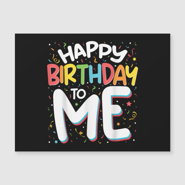 Feliz Cumpleaños Para Mí Divertido Cumpleaños (Anverso)