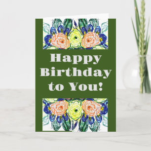¡Feliz cumpleaños para ti! Tarjeta