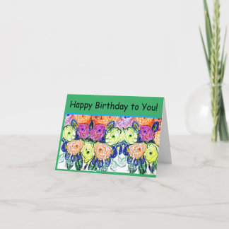 ¡Feliz cumpleaños para ti! Tarjeta