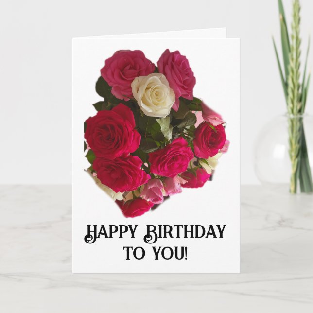 Feliz |Cumpleaños para ti! Tarjeta (Anverso)