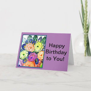 ¡Feliz cumpleaños para ti! Tarjeta