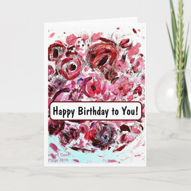 ¡Feliz cumpleaños para ti! Tarjeta (Anverso)